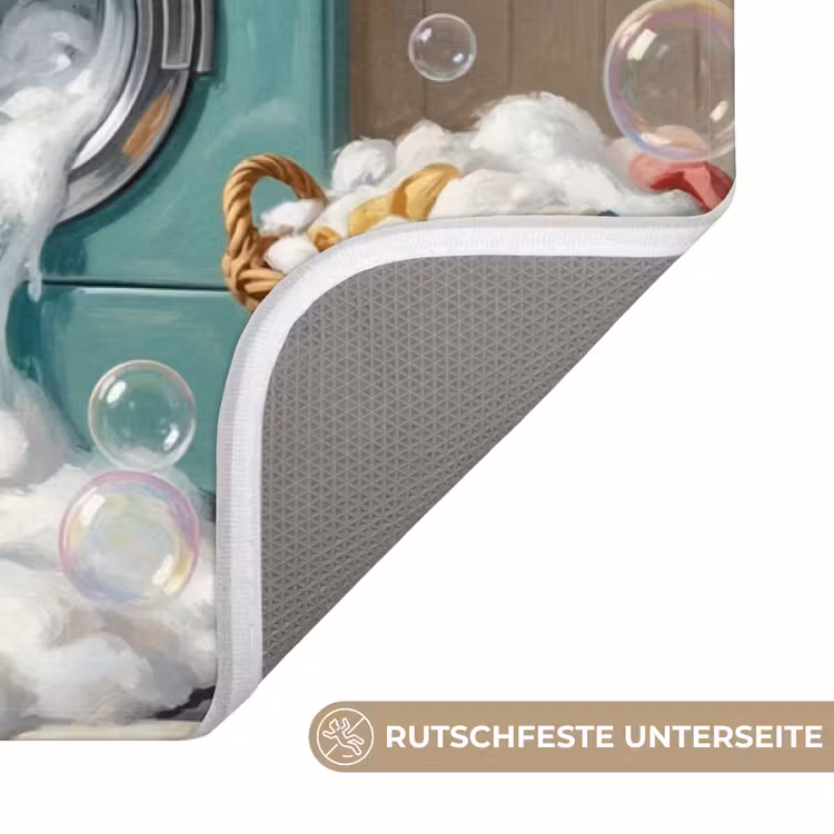 Retro - Blauw - Vrouw WCmat middel -USP_AntislipDE