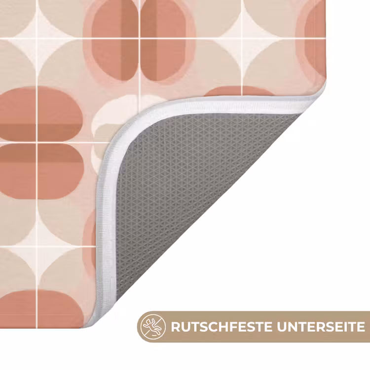 Retro - Klassiek - Roze WCmat middel 1009 -USP_AntislipDE