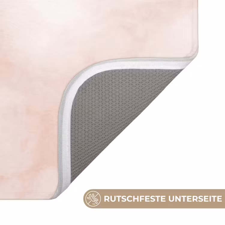 Roze - Marmer - Crème WCmat middel 1009 -USP_AntislipDE
