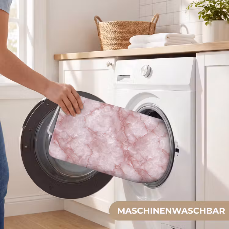 Roze - Kwartsmarmer - Aders WCmat middel 1009 -USP_WasbaarDE