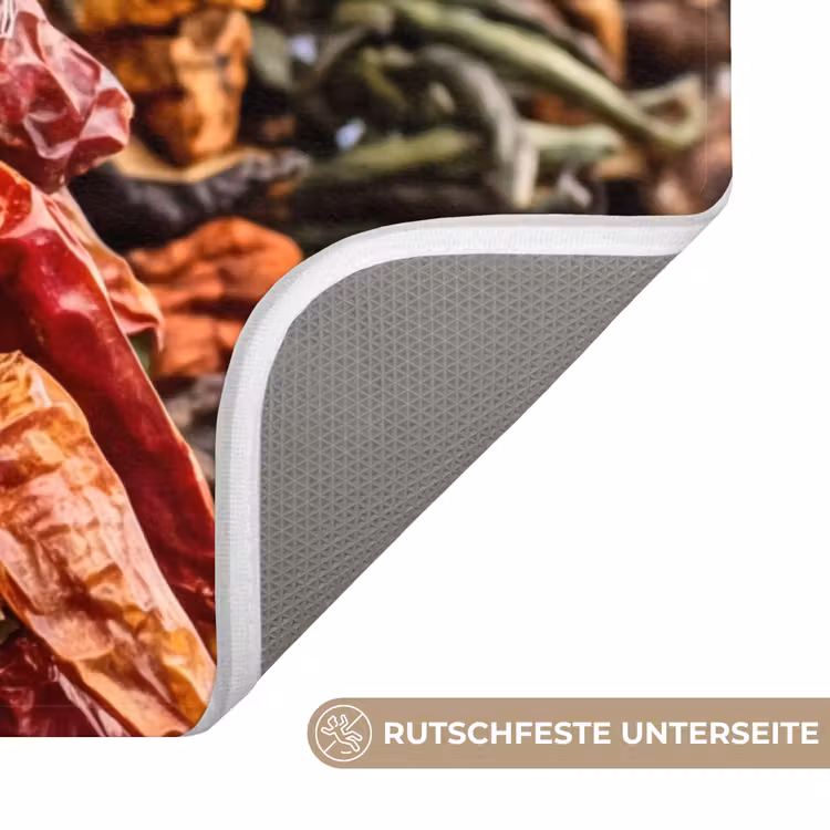 WC Vorleger - Rote Chilischoten – Essen - Rode pepers - Eten WCmat U-uitsnede middel