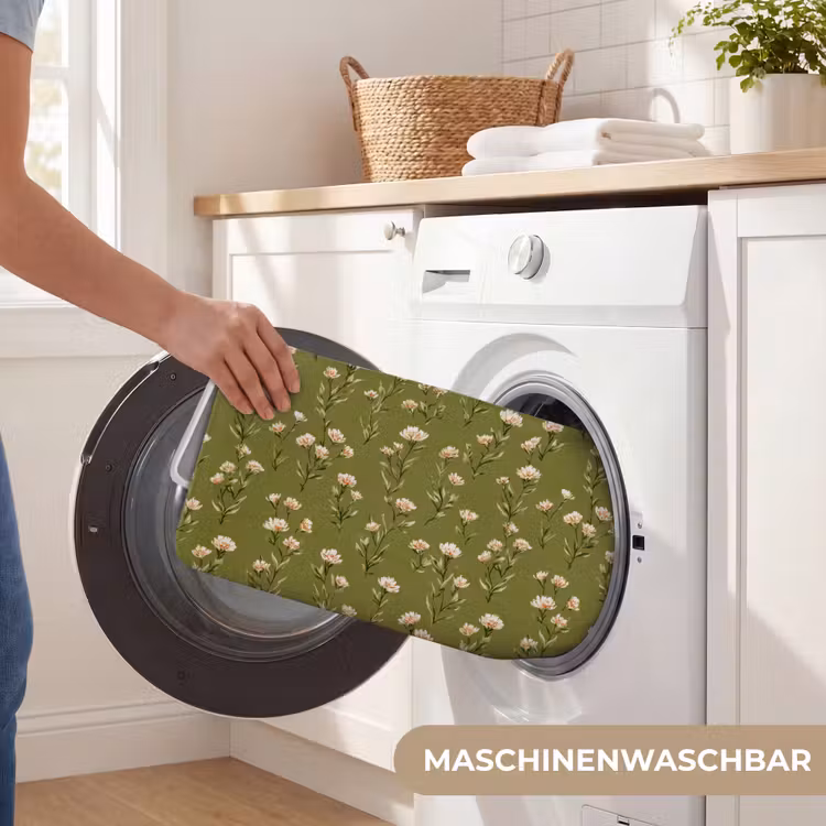 Landelijk - Bloemen - Groen WCmat middel 1009 -USP_WasbaarDE