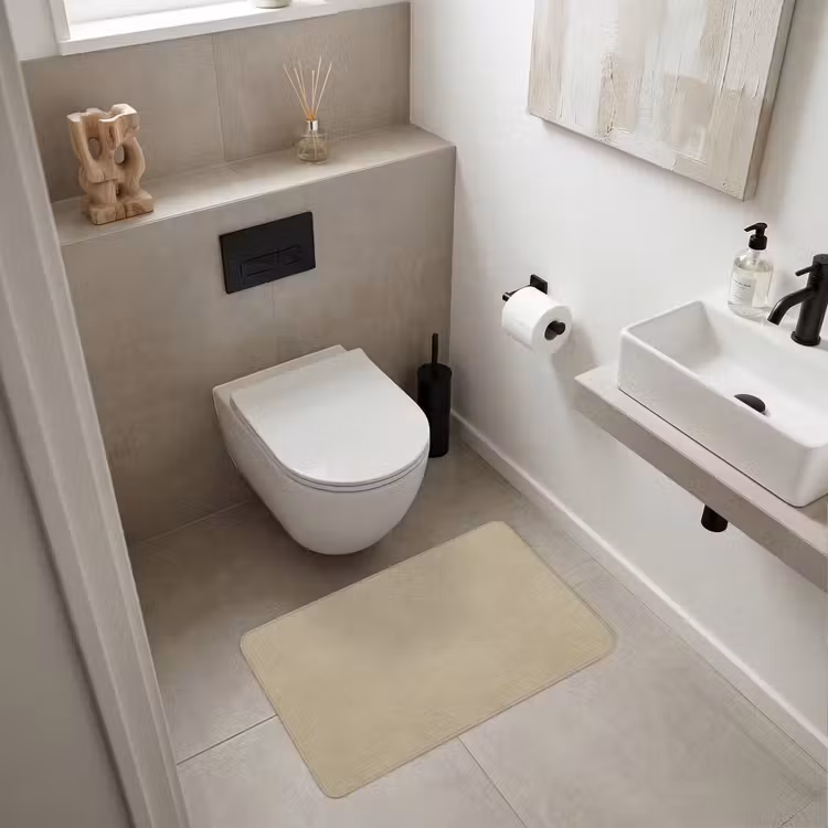 Zandkleur - Korrelige structuur - Beton WCmat middel 1009 -sfeer1