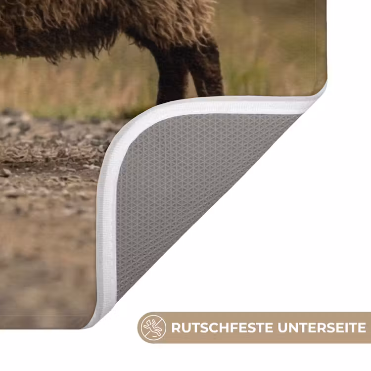 Schapen - Bruin - Wit - Grindpad WCmat middel -USP_AntislipDE