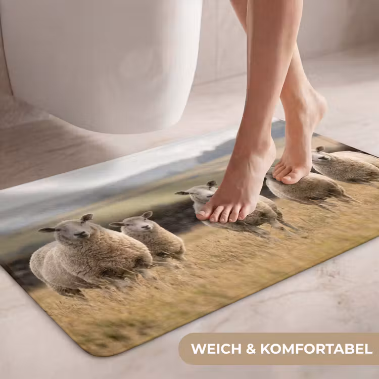Schapen - Weidenlandschap - Heuvels WCmat middel -USP_ZachtDE