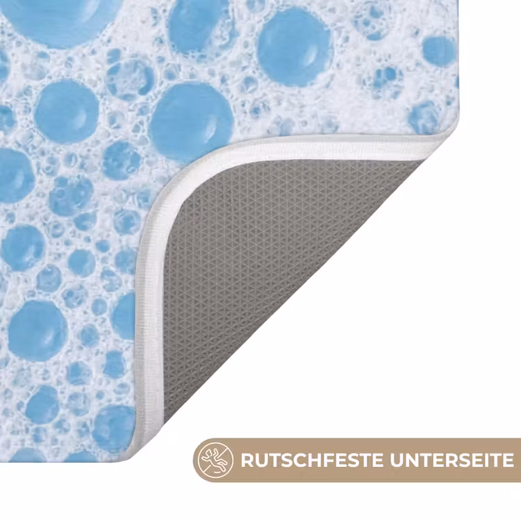 Schuim - Bubbels - Blauw WCmat middel -USP_AntislipDE