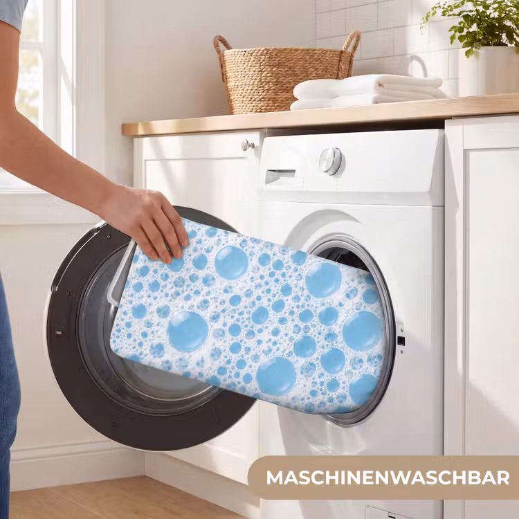 Schuim - Bubbels - Blauw WCmat middel -USP_WasbaarDE