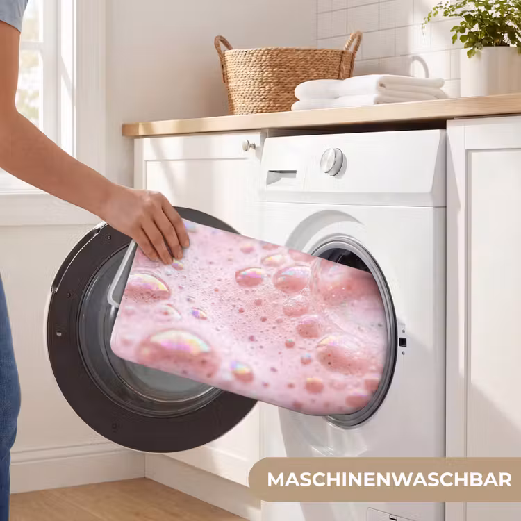 Schuim - Structuur - Roze WCmat middel -USP_WasbaarDE