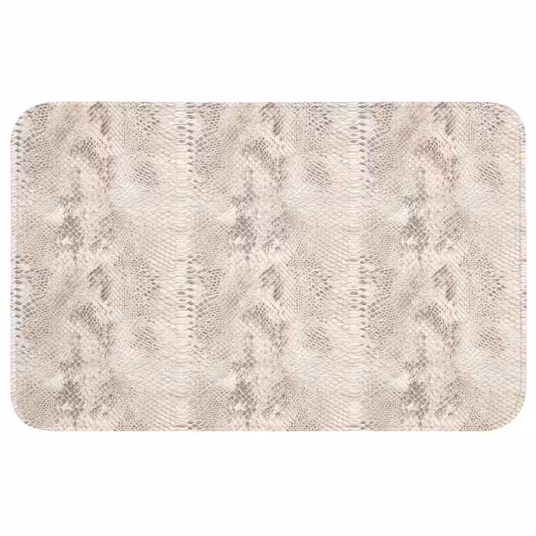 Slang - Patroon - Beige WCmat middel 1009 -3d