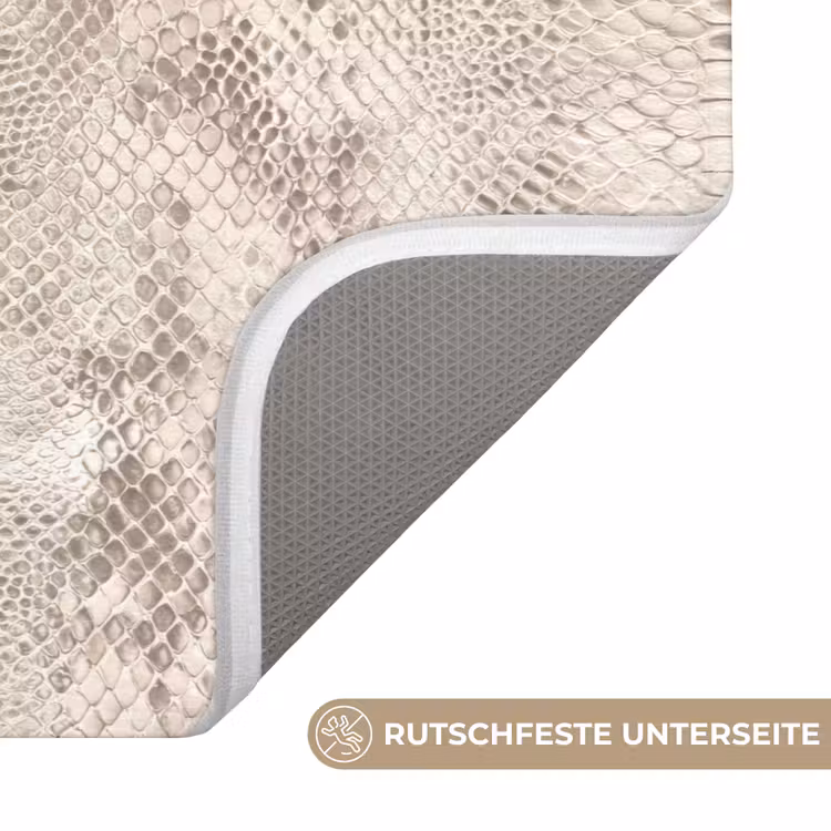 Slang - Patroon - Beige WCmat middel 1009 -USP_AntislipDE
