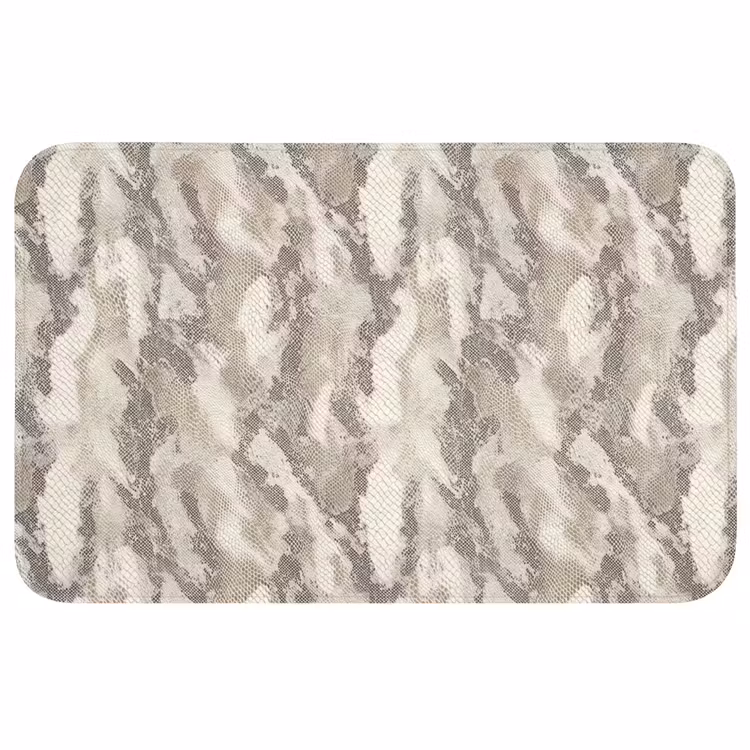 Slang - Patroon - Taupe WCmat middel 1009 -3d