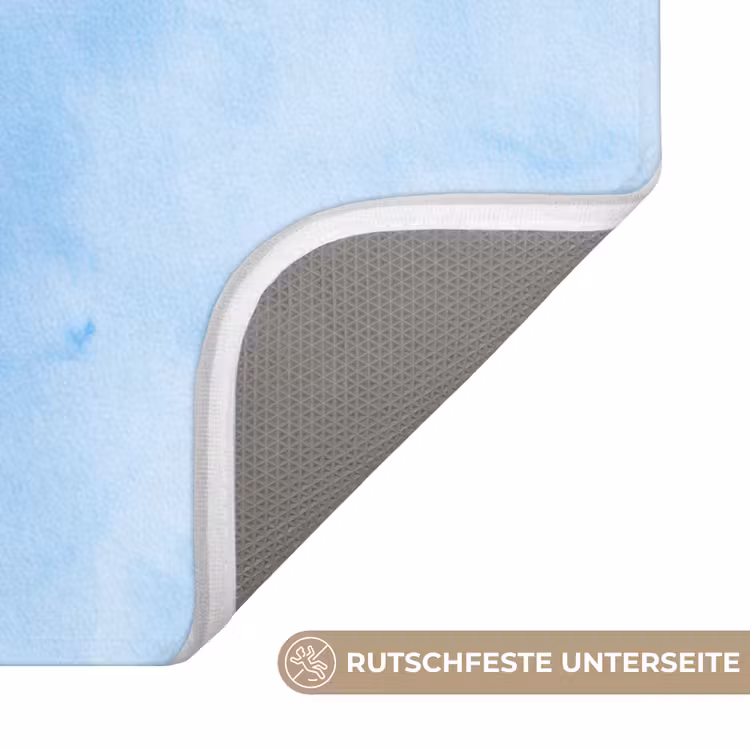 Vlinders - Sierlijk - Blauw WCmat middel -USP_AntislipDE
