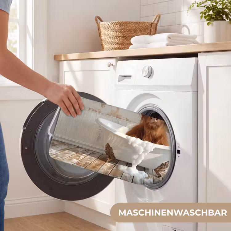 Schotse hooglander - Badkuip - Vintage - Koe WCmat middel -USP_WasbaarDE