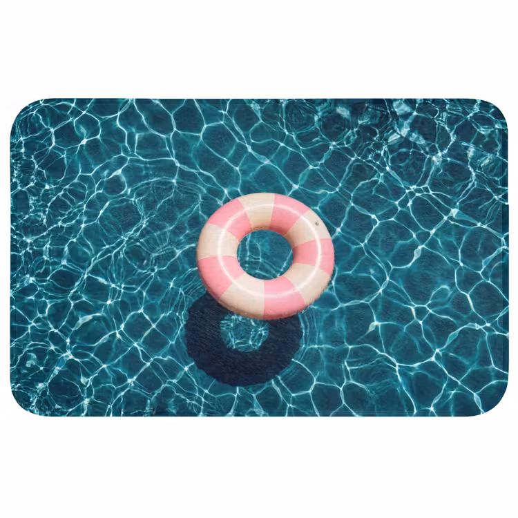 Drijvend - Zwemband - Water WCmat middel -3d