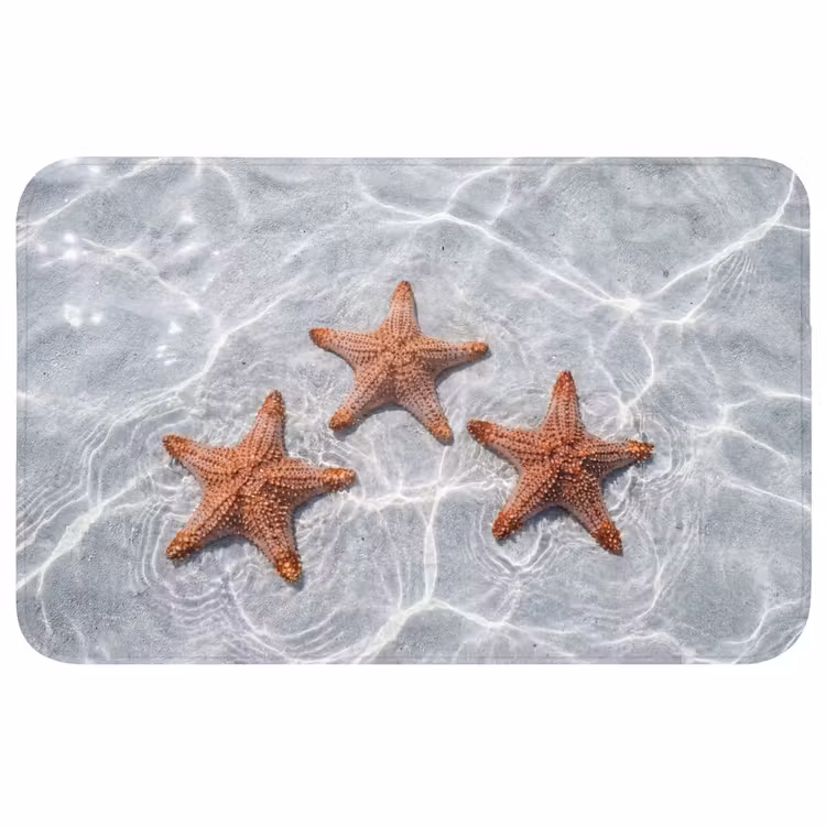 Zeesterren - Water - Helder WCmat middel -3d