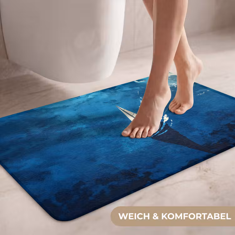 Zeilboot - Water - Abstract - Schaduw WCmat middel -USP_ZachtDE