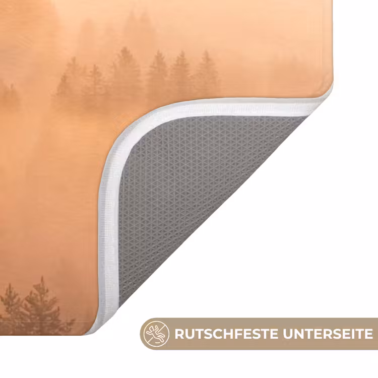 Zonlicht - Mist - Bergen - Bomen WCmat middel -USP_AntislipDE