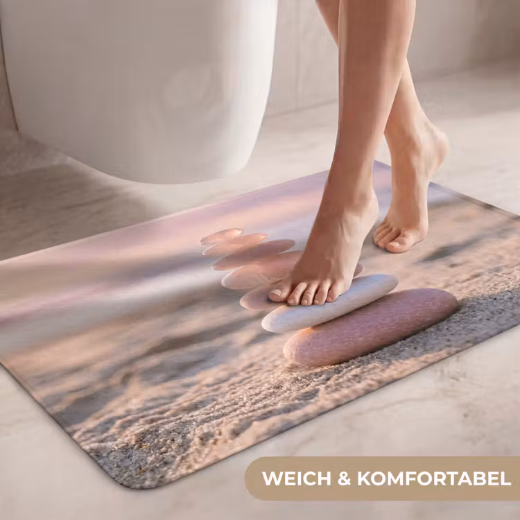 Stenen - Zand - Roze WCmat middel -USP_ZachtDE