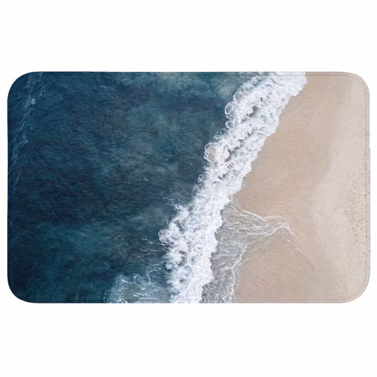 Strand - Zee - Golven WCmat middel -3d