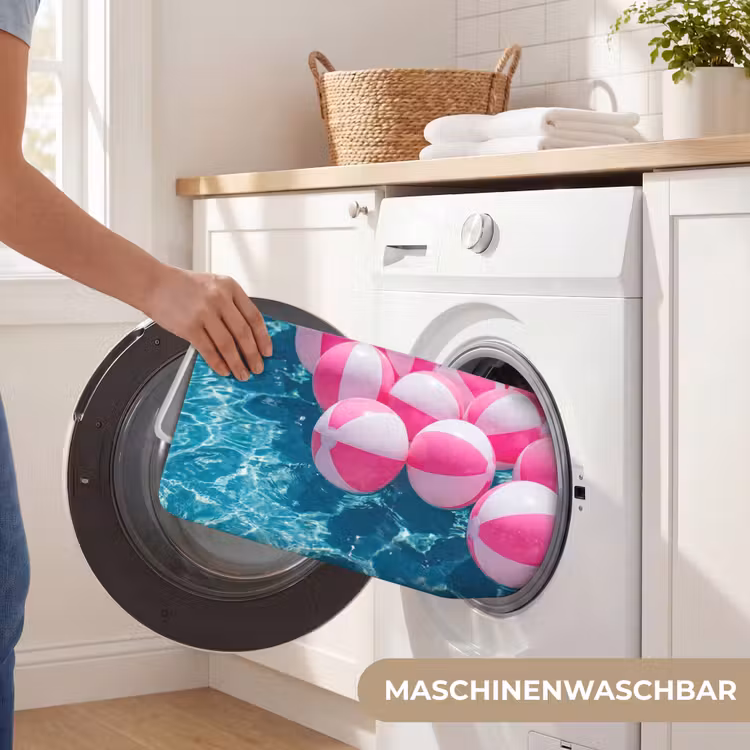 Strandballen - Roze - Water WCmat middel -USP_WasbaarDE