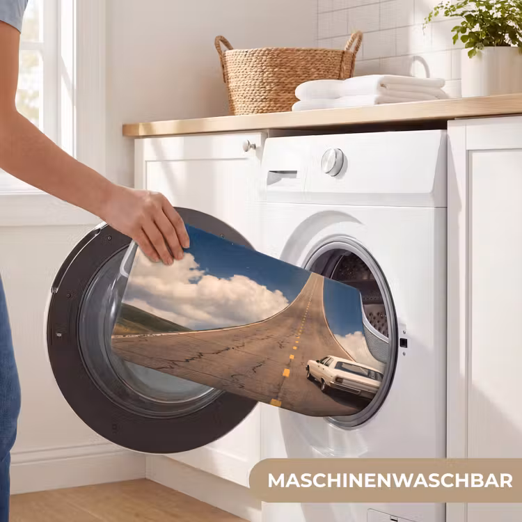 WC Vorleger - Straße – Mond – Nacht - Weg - Maan - Nacht WCmat U-uitsnede middel