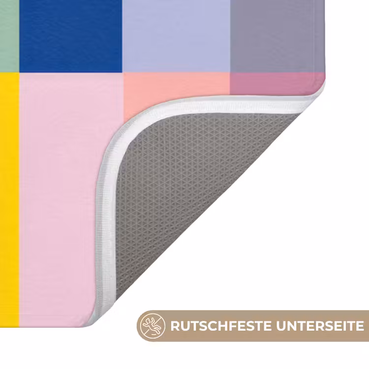 Stroken - Blauw - Patroon - Abstract WCmat middel -USP_AntislipDE