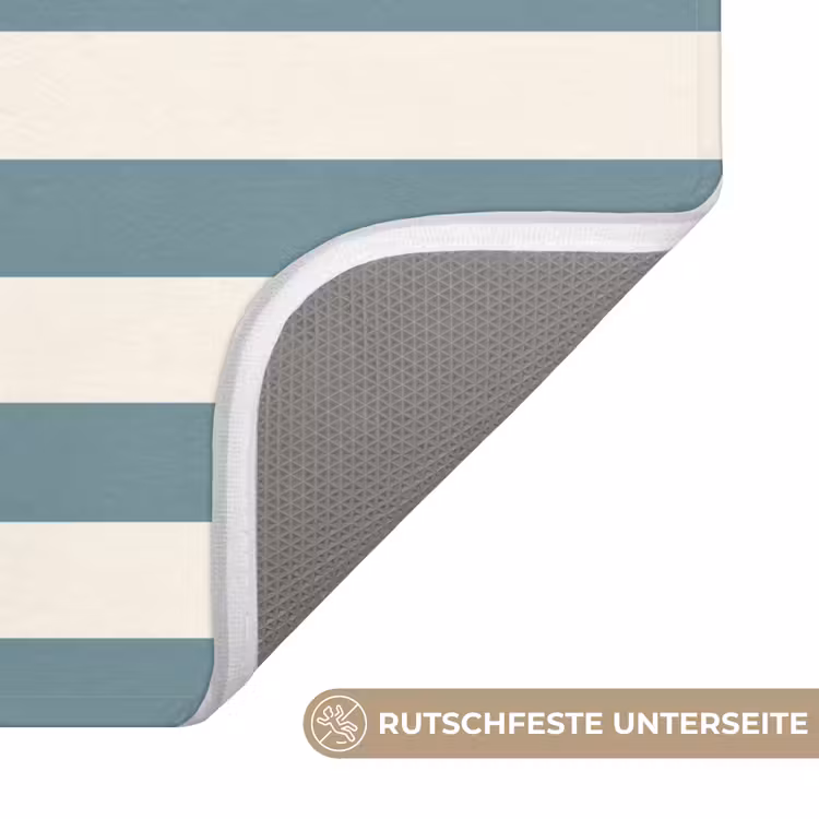 Strepen - Modern - Blauw WCmat middel 1009 -USP_AntislipDE