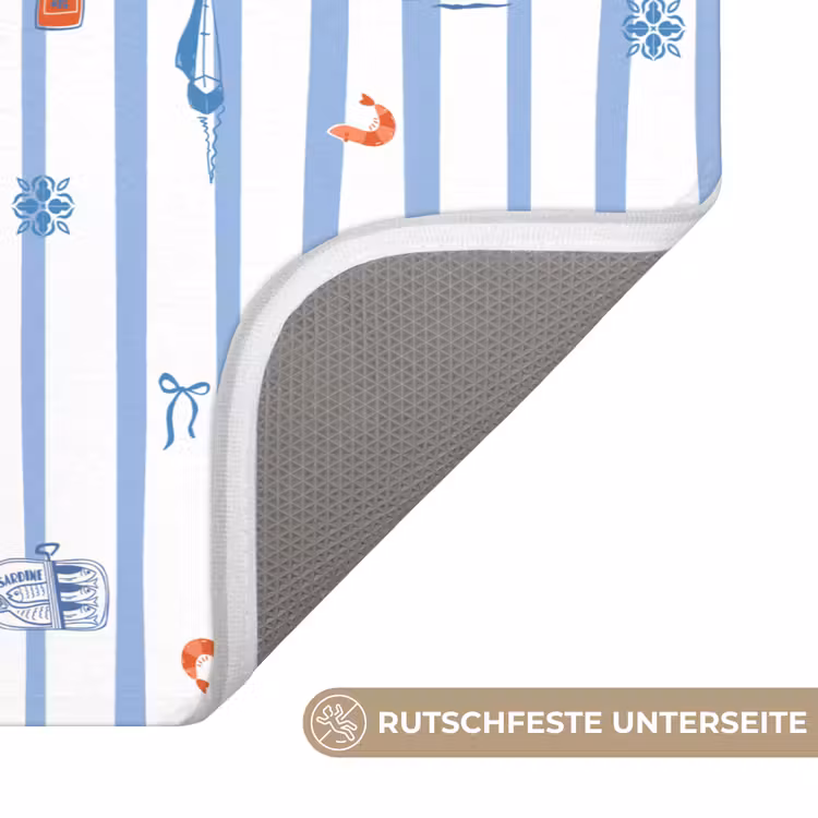 Strepen - Blauw - Patroon - Zomer WCmat klein 1009 -USP_AntislipDE