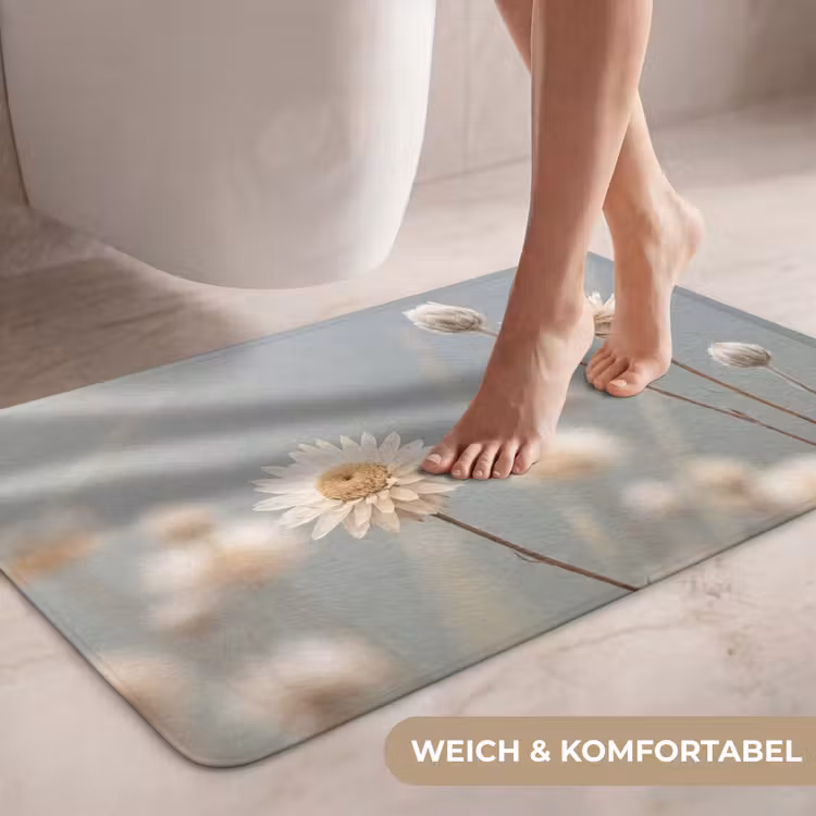 Strobloemen - Wit - Daglicht WCmat middel -USP_ZachtDE