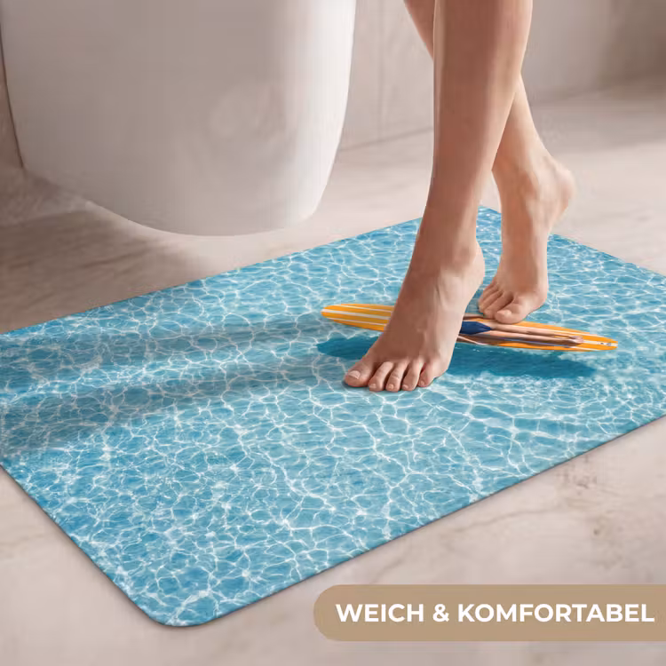 Surfboard - Water - Badpak - Oranje WCmat middel -USP_ZachtDE