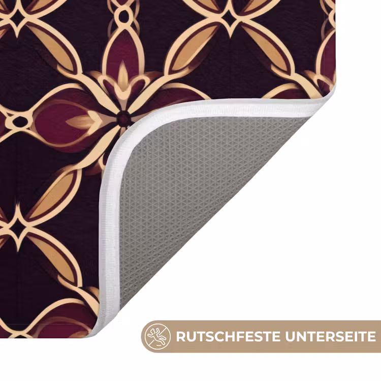 Symmetrisch - Tegel - Burgundy WCmat middel 1009 -USP_AntislipDE