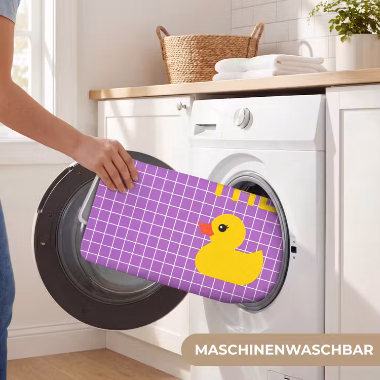 Tekst - Eend - Paars WCmat middel -USP_WasbaarDE
