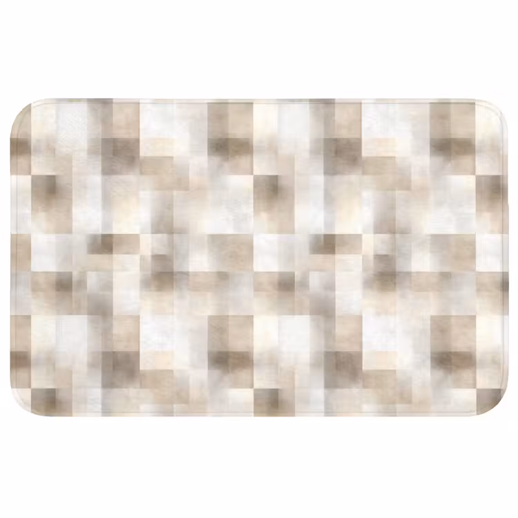 Textuur - Linnen - Beige WCmat middel 1009 -3d