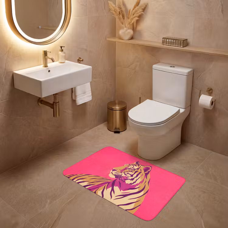 Tijger - Modern - Neon WCmat middel -sfeer3
