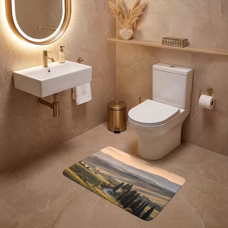 Toscaans - Landschap - Heuvels WCmat middel -sfeer3