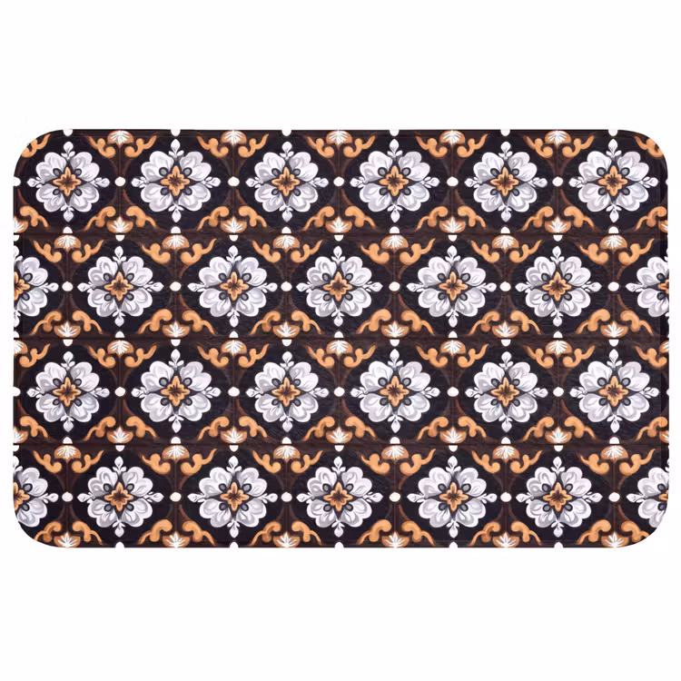 traditioneel - Element - Kleurrijk WCmat middel 1009 -3d