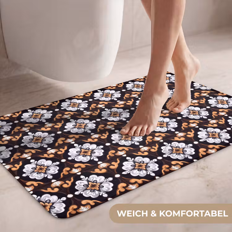 traditioneel - Element - Kleurrijk WCmat middel 1009 -USP_ZachtDE