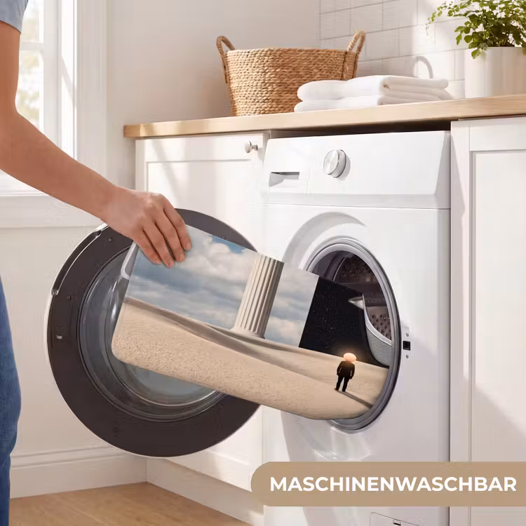 WC Vorleger - Traum – Wüste – Auge - Droom - Woestijn - Oog WCmat U-uitsnede middel