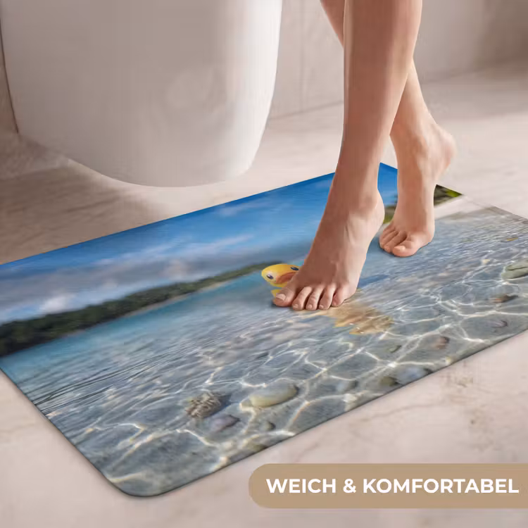 Tropisch - Badeend - geel WCmat middel -USP_ZachtDE