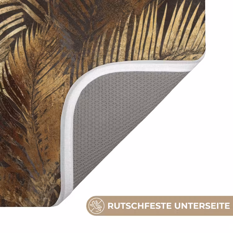 Tropisch - Bladeren - Goud WCmat middel 1009 -USP_AntislipDE