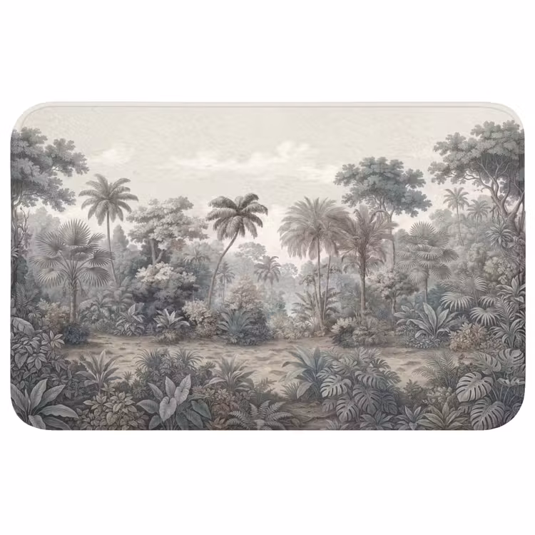 Tropisch - Landschap - Illustratie WCmat middel -3d