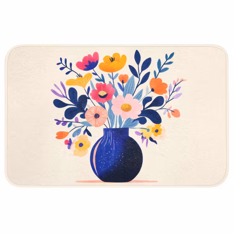 Vaas - Bloemen - Boeket WCmat middel -3d