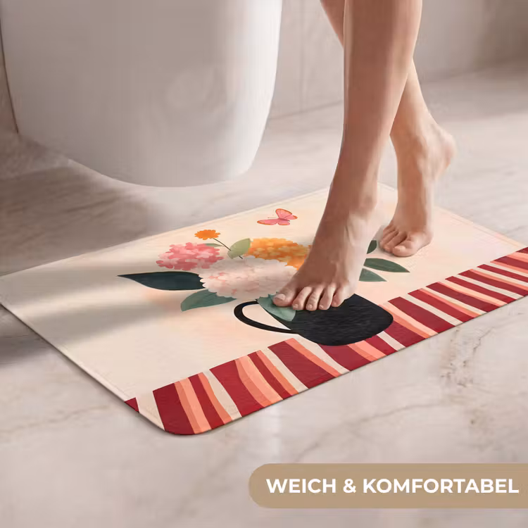 Vaas - Bloemen - Vlinder - Rood WCmat klein -USP_ZachtDE