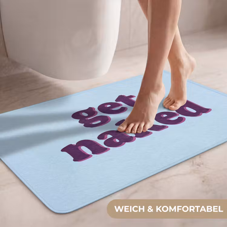 Speels - Boodschap - Blauw WCmat middel -USP_ZachtDE