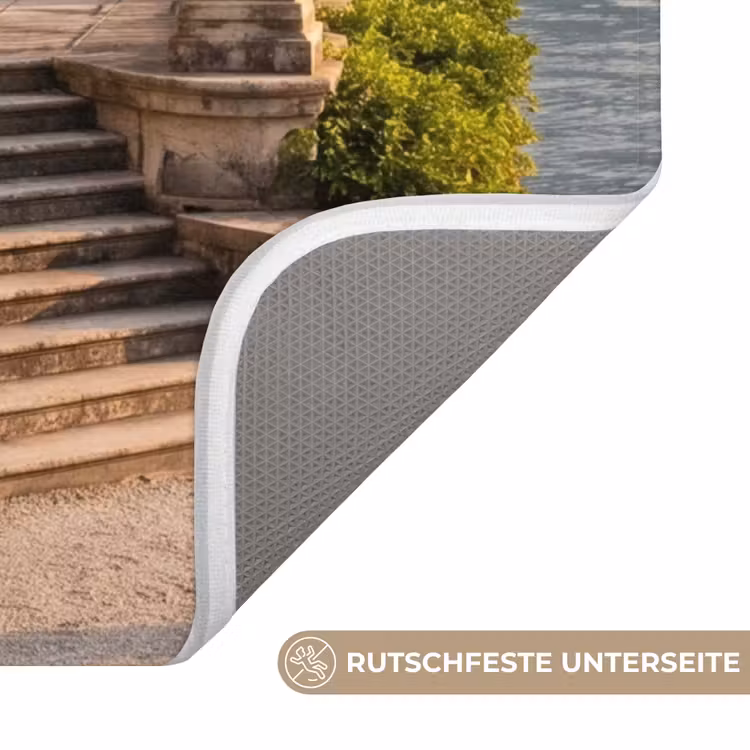 WC Vorleger - Villa – Wasser – Treppen - Villa - water -trappen WCmat U-uitsnede middel