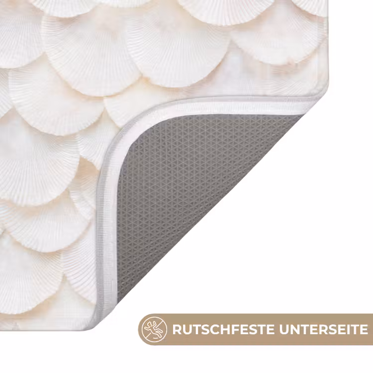 Schubben - Wit - Elegant WCmat middel 1009 -USP_AntislipDE