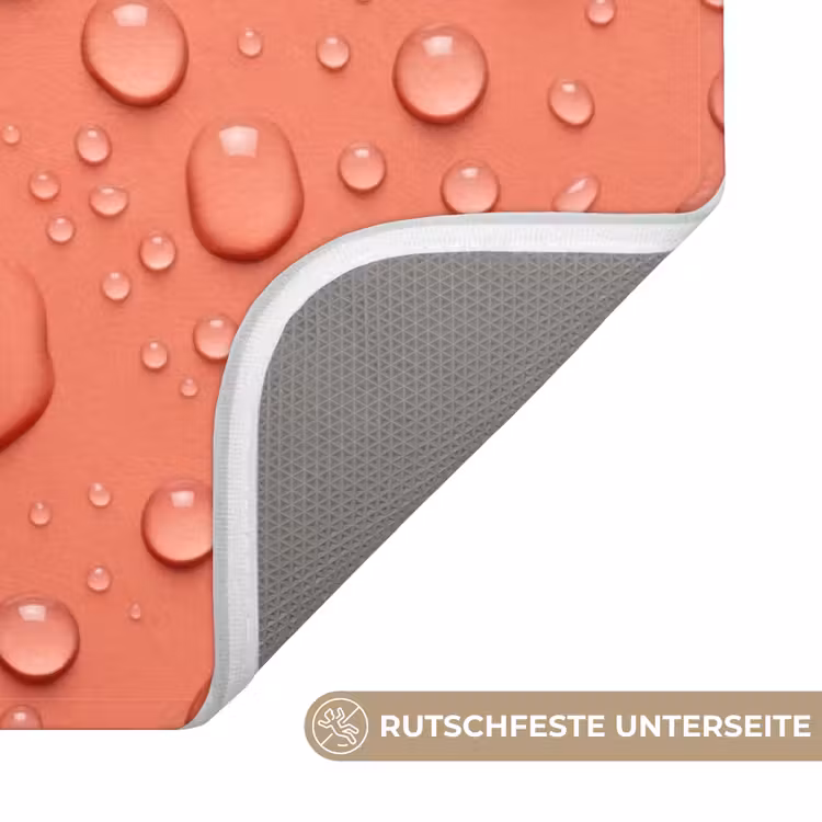 Water - Druppels - Roze WCmat middel -USP_AntislipDE