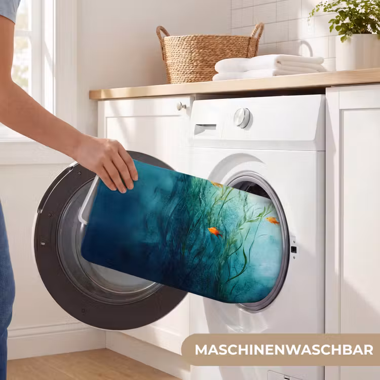 Waterplanten - Vissen - Kleurrijk - Water WCmat middel -USP_WasbaarDE