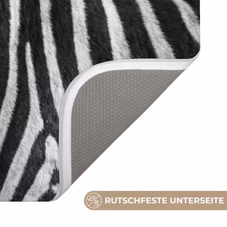 Zebra's - Zwart - Wit WCmat middel -USP_AntislipDE