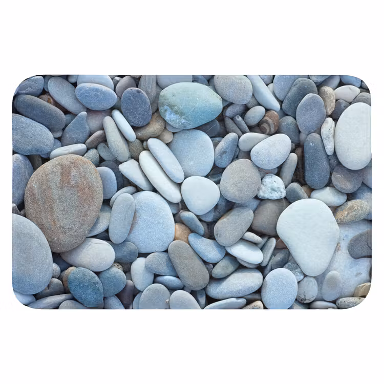 Zen stenen - Natuur - Strand WCmat klein -3d
